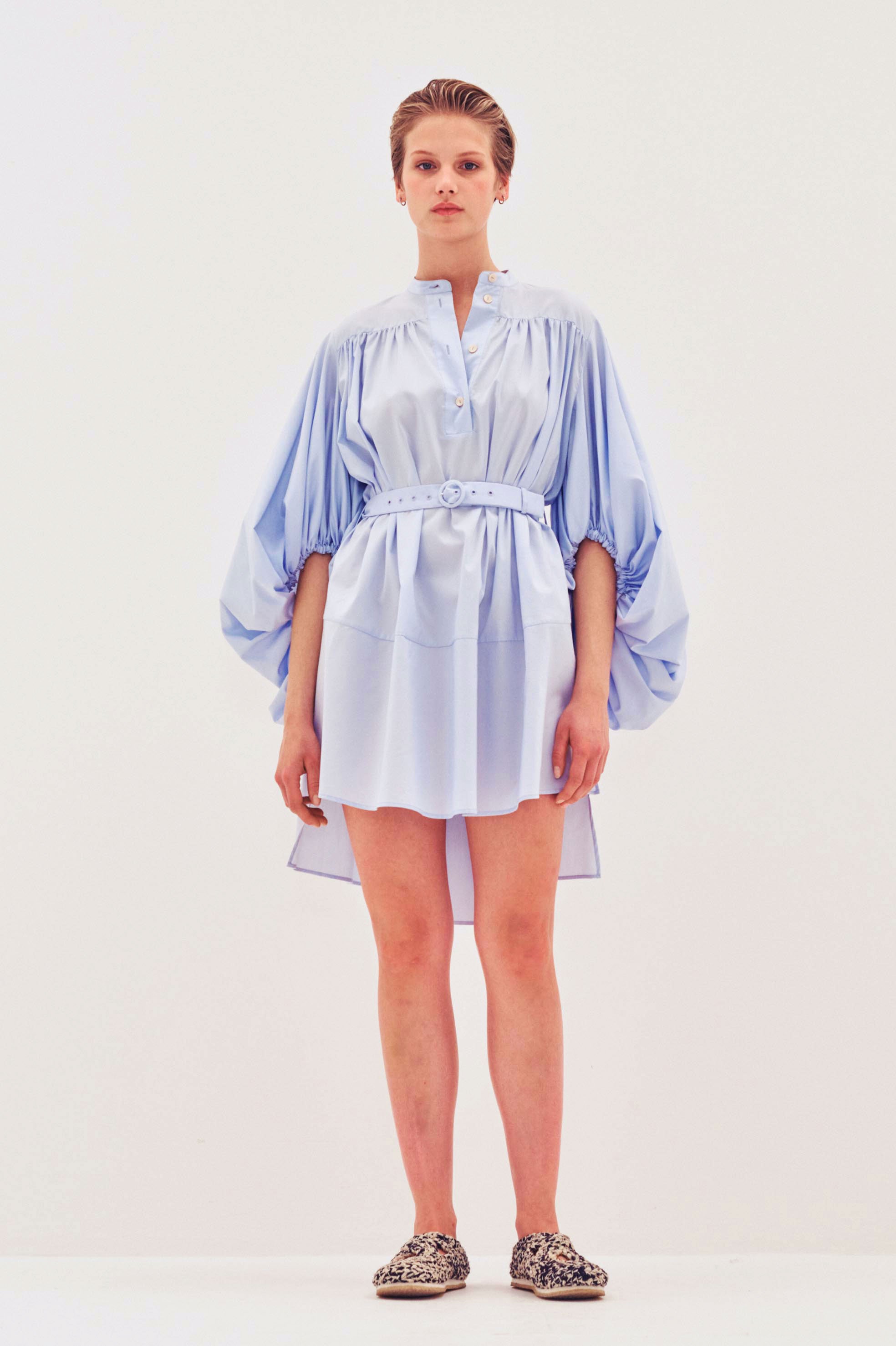 Palmer//Harding long sleeves dress - Blue